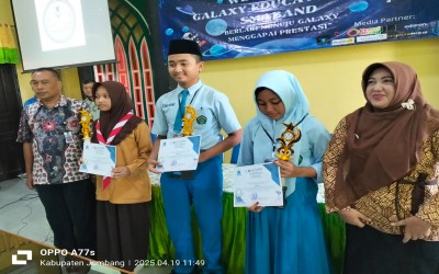 Siswa BINPRES MTsN 2 Nganjuk Sabet Juara 2 & 3 Olimpiade GALAXY EDUCATION 2.0