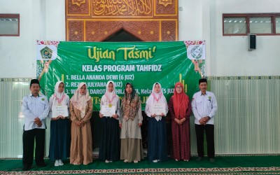 MTsN 2 Nganjuk Gelar Ujian Tasmi’: Mengukur Hafalan dan Menanamkan Nilai Islami